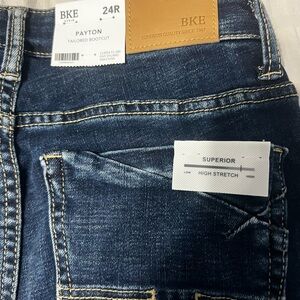 BKE Payton Bootcut Jeans - Dark Blue